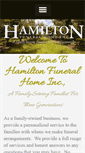 Mobile Screenshot of hamiltonfuneralhome.com